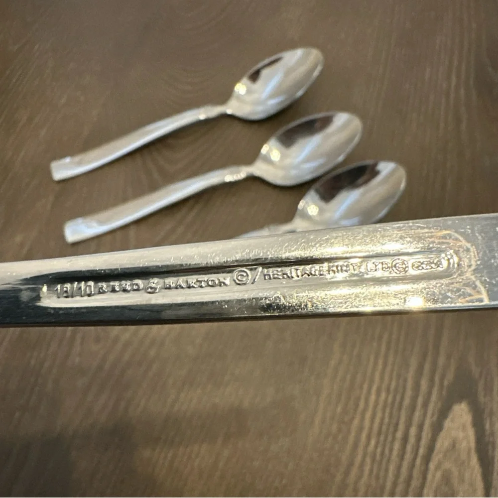 Reed & Barton Regent Heritage Mint Tablespoon‎ Lot of 4 Stainless Flatware